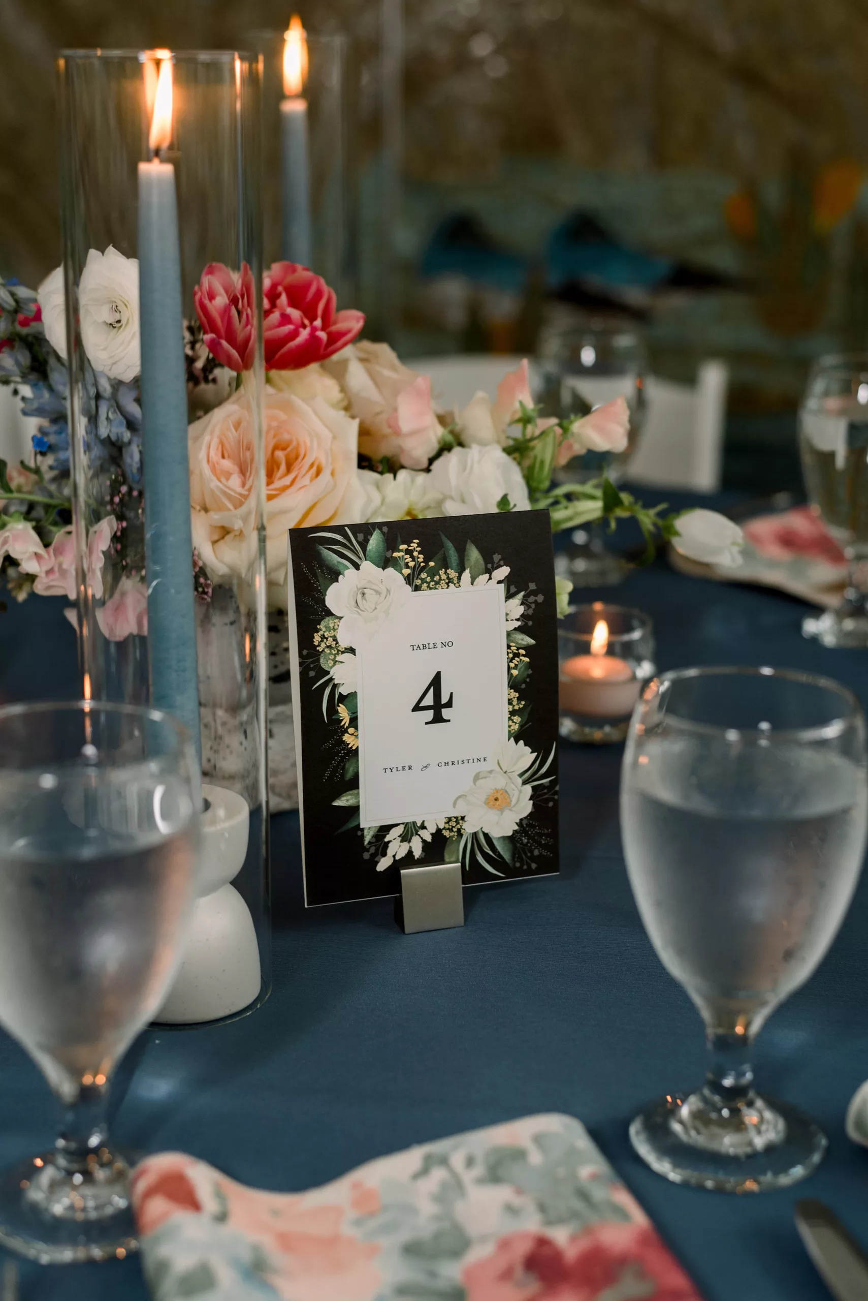 Details of a table setting at a Cator Woolford Gardens Elopement
